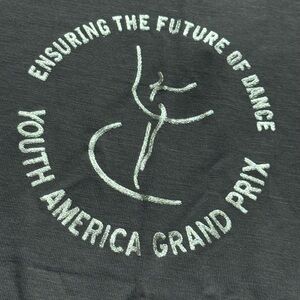 Youth America Grand Prix dance ballet Tee gray NEW Sz M